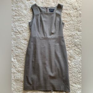 Banana Republic Taupe Suiting Sheath Dress